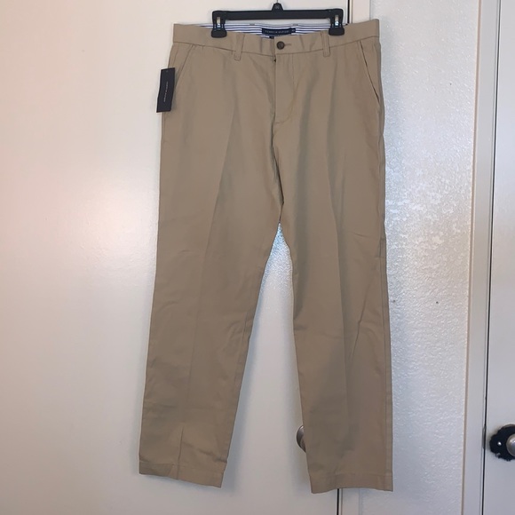 New Tommy Hilfiger Tailored Fit Chino Pant - Picture 3 of 16